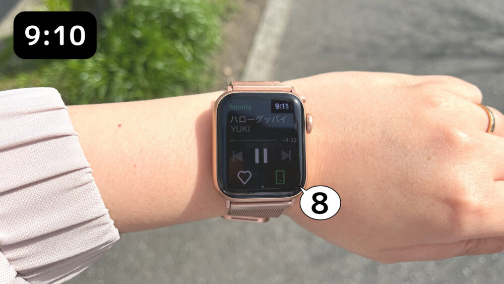 Apple Watch-Spotify再生